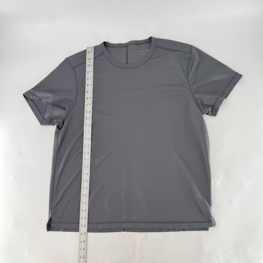 Everlane Uniform Men's Gray Performance T Shirt Short Sleeve Athletic Fit XL - Picture 6 of 7